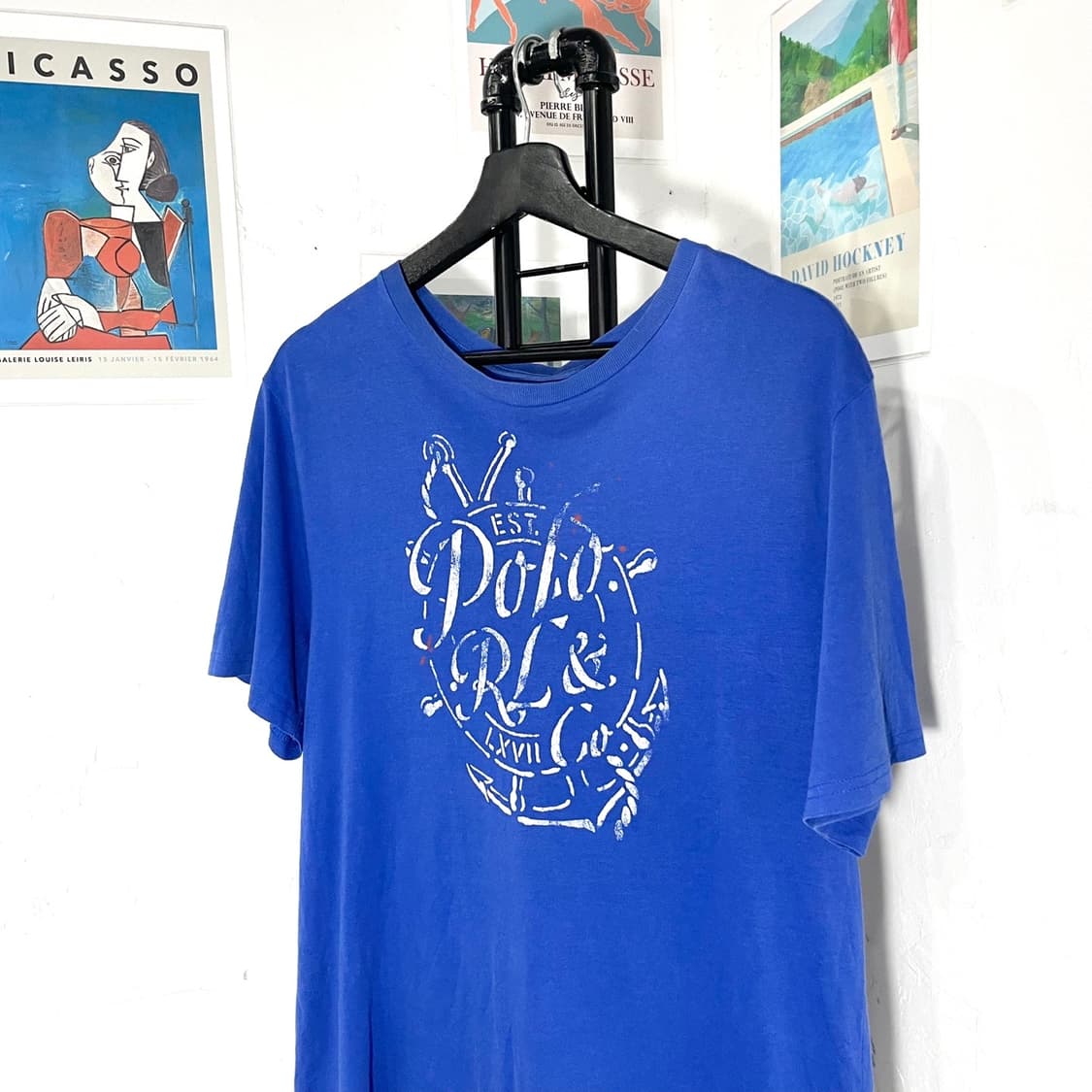 폴로 빈티지 프린팅 반팔티 상품이미지3