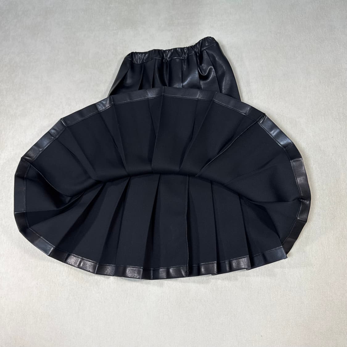Leather Long Black Skirt 상품이미지3
