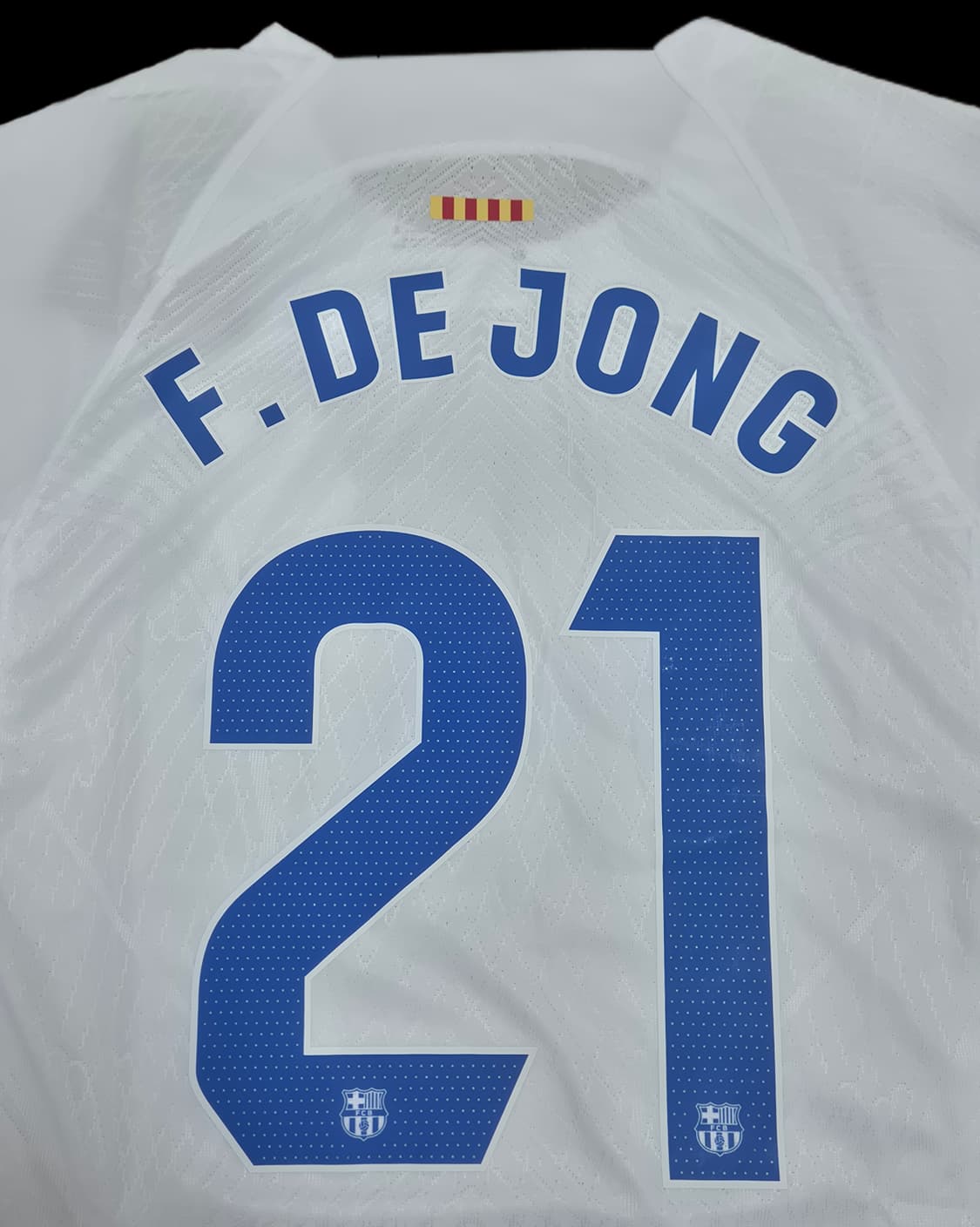 23-24 바르셀로나 어웨이 프랭키 더 용 유니폼 M사이즈 상품이미지8