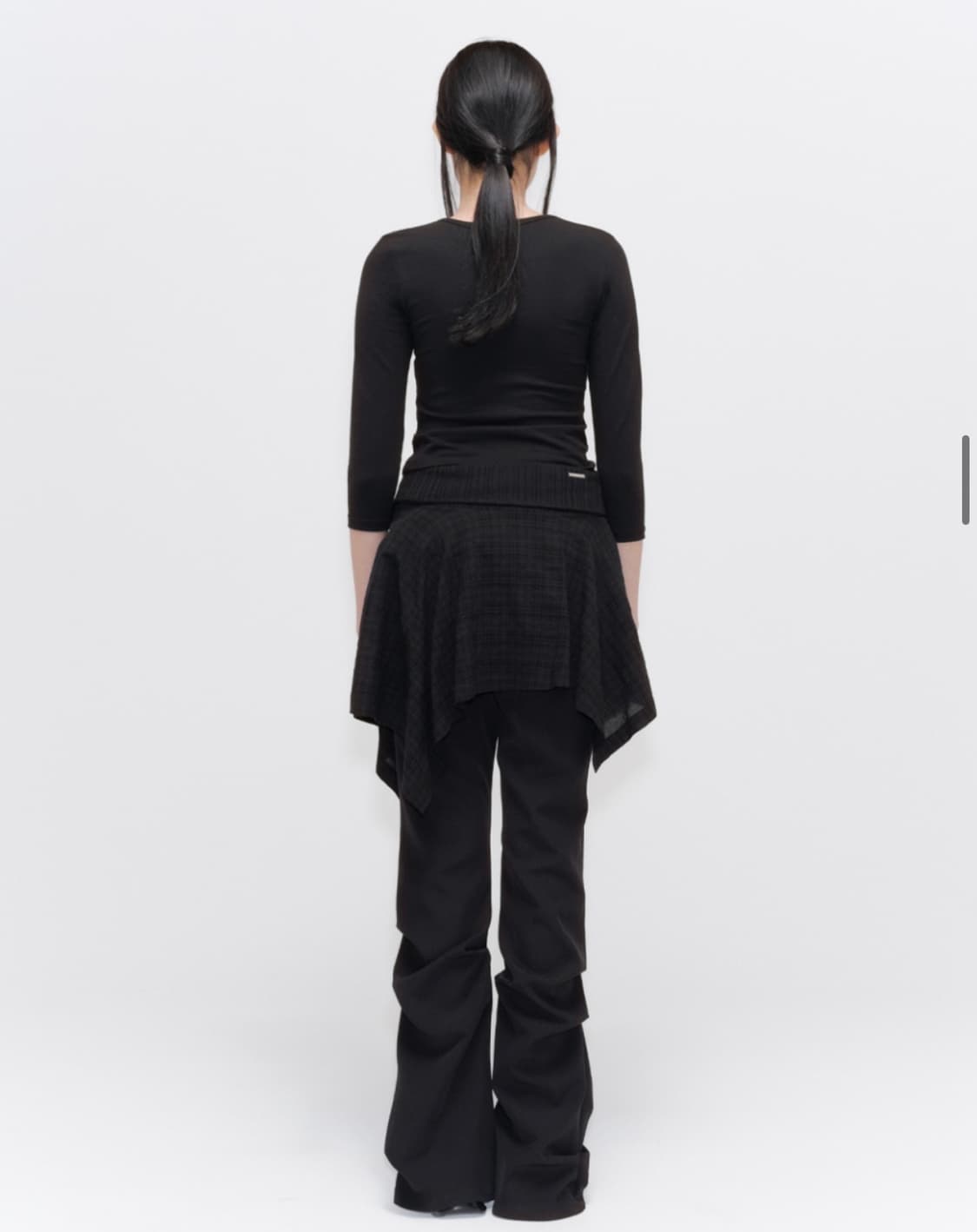 미세키서울 롱슬리브 블랙 상품이미지6