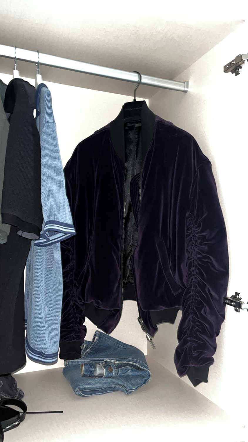 [S] 하이더아커만 15FW 퍼플 벨벳 퍼스 봄버 상품이미지2