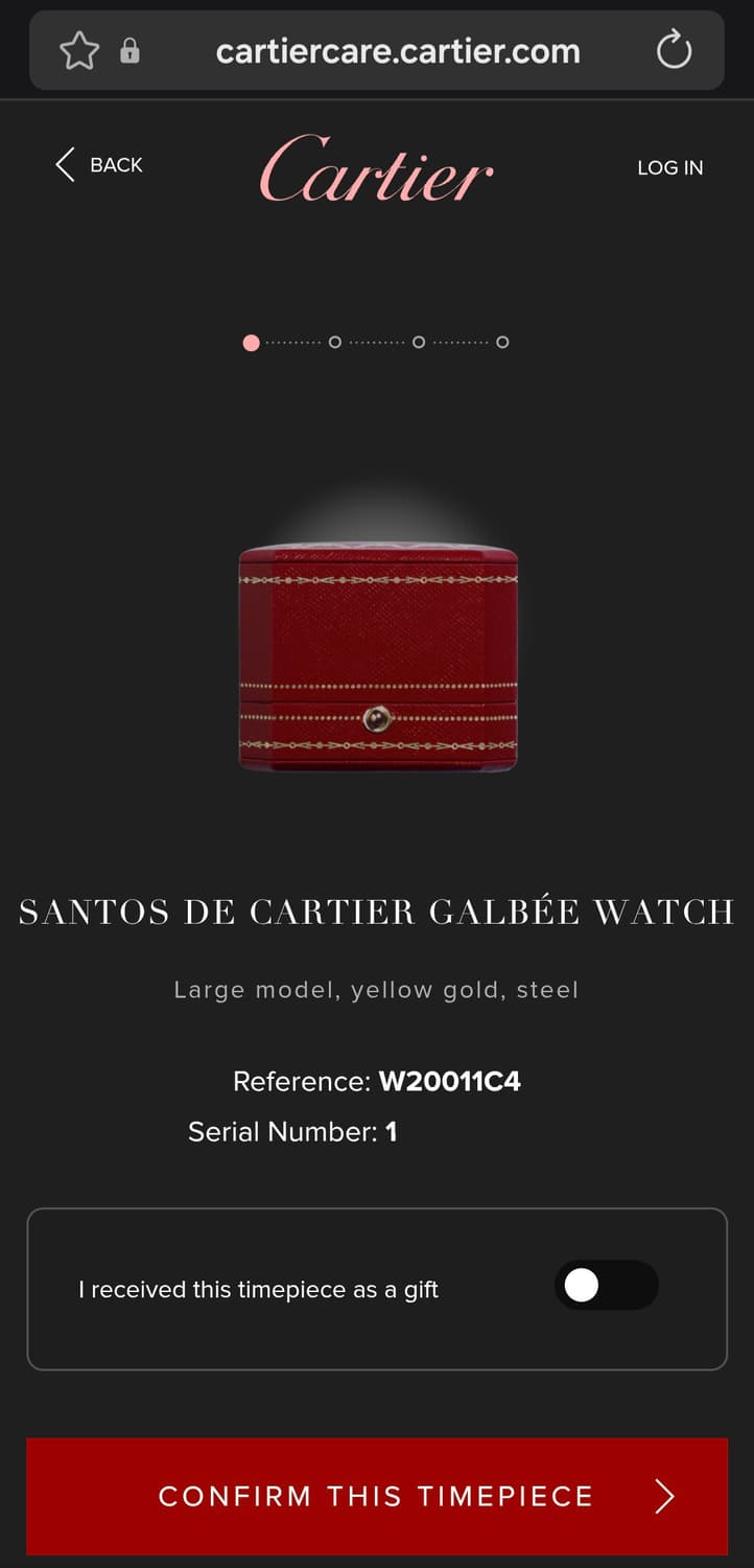 까르띠에 산토스 갈베 라지 18k콤비 쿼츠 상품이미지8