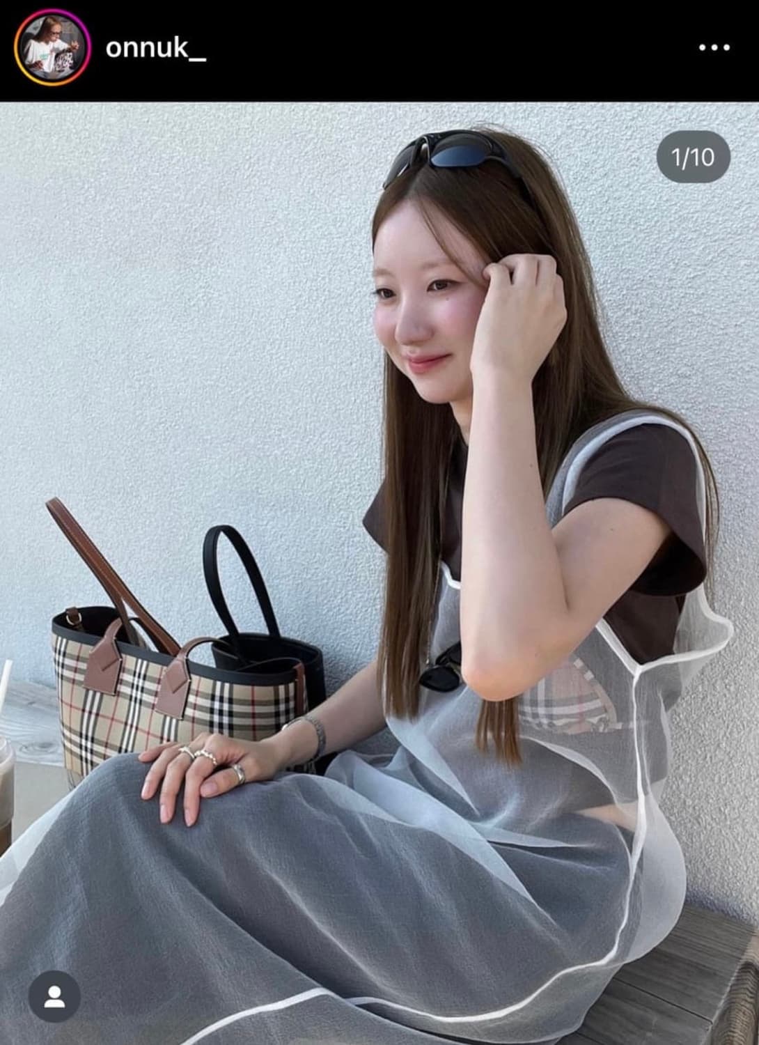 자라 오간자 원피스 오눅착용 상품이미지2