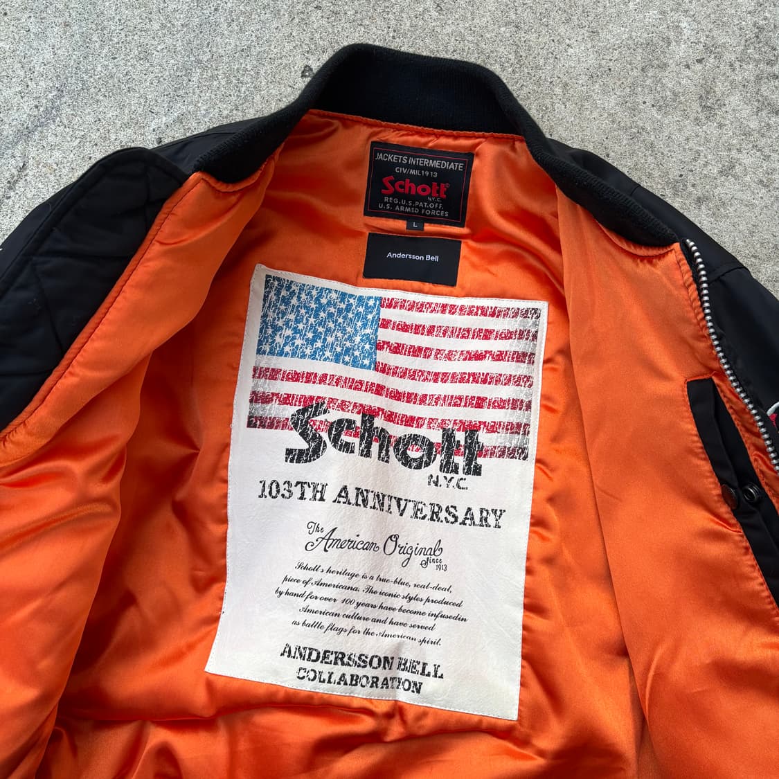 쇼트 x 앤더슨벨 드래곤 자수 마원 자켓 상품이미지9