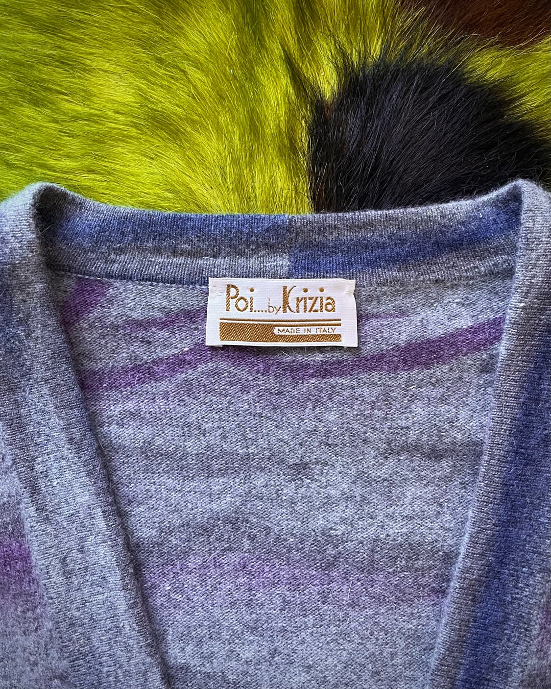 1990s KRIZIA Poi Itlay Angora Cardigan 상품이미지6