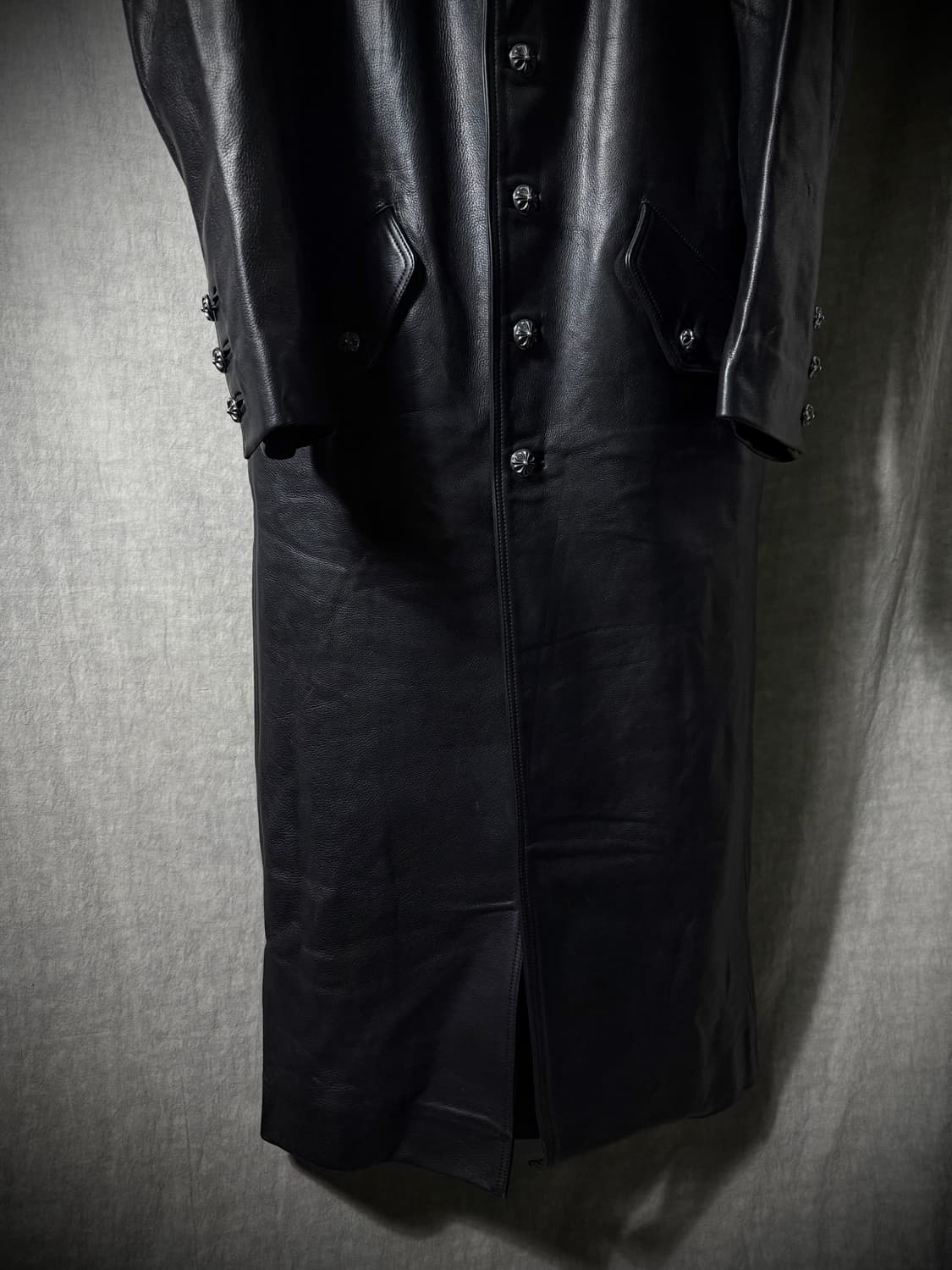 Chrome Hearts Cow Leather Long Coat 상품이미지6