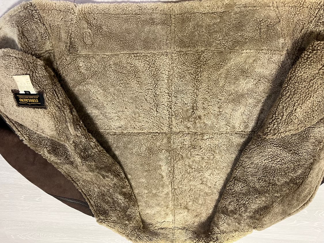 B-3 양가죽 무스탕자켓 XL 상품이미지8