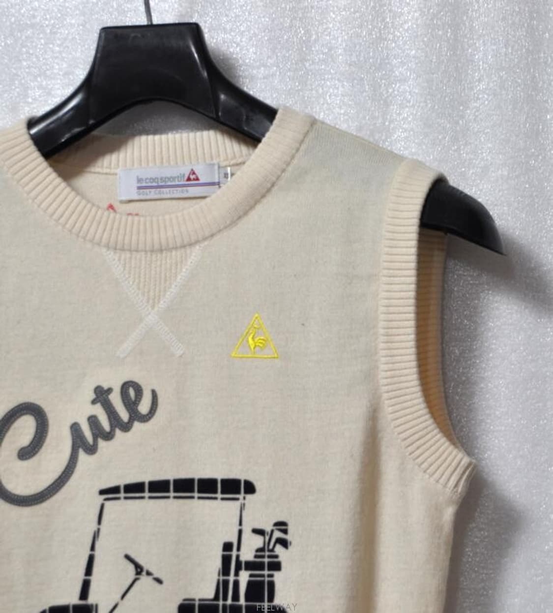 르꼬끄스포르티브/여성베스트니트조끼(사이즈44반~마른55) 상품이미지5