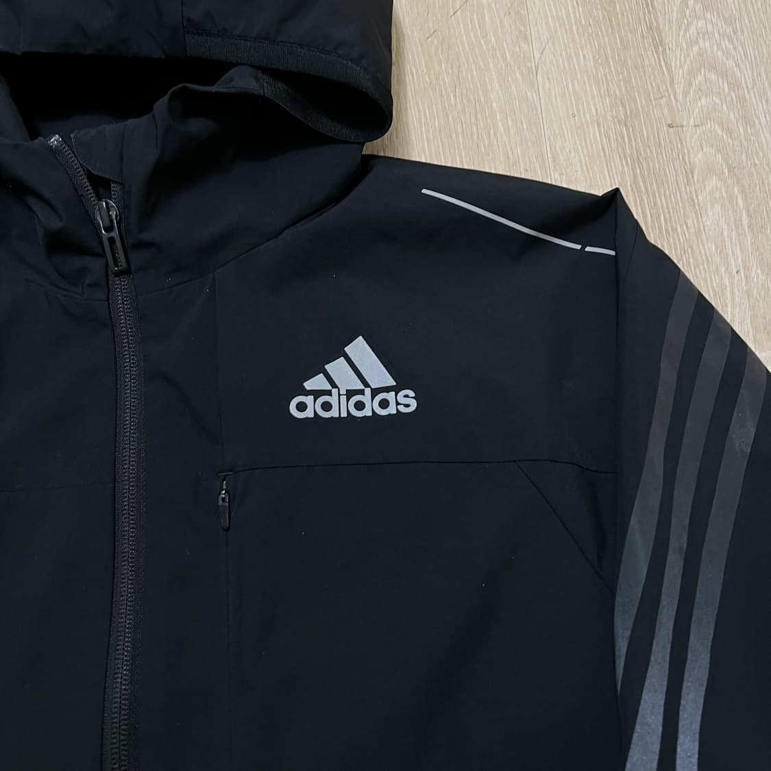 아디다스 사이드라인 후드 바람막이 집업 XL/105  상품이미지3