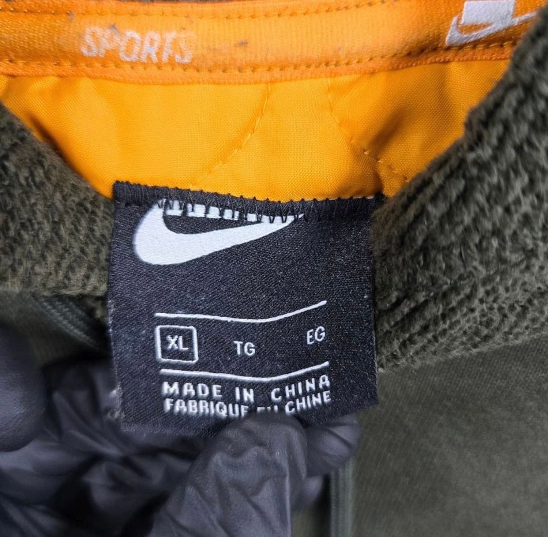 [정품/XL] 나이키 퀼팅 남성 후드티 상품이미지3