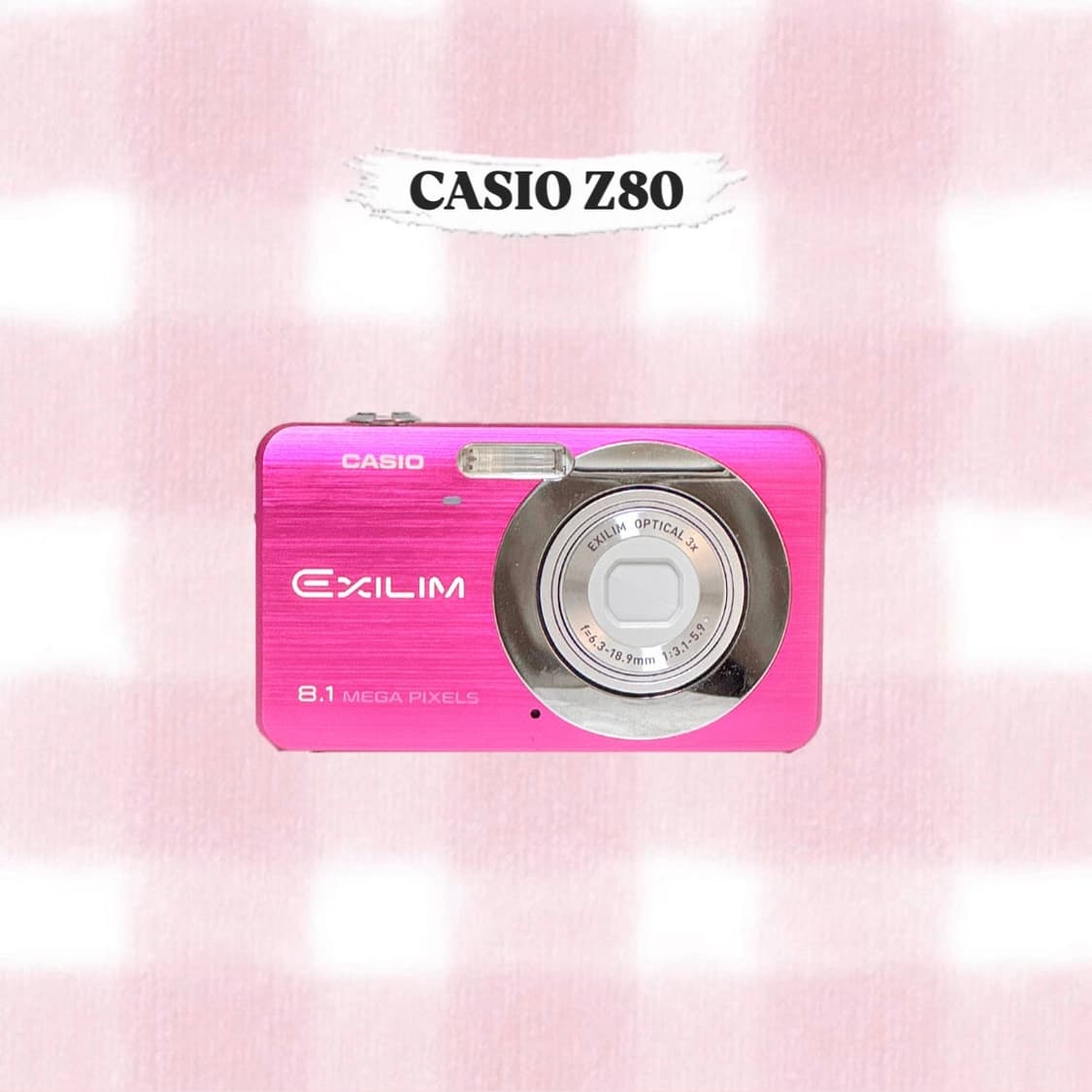 카시오 엑슬림 Z80 체리핑크 빈티지디카 상품이미지1