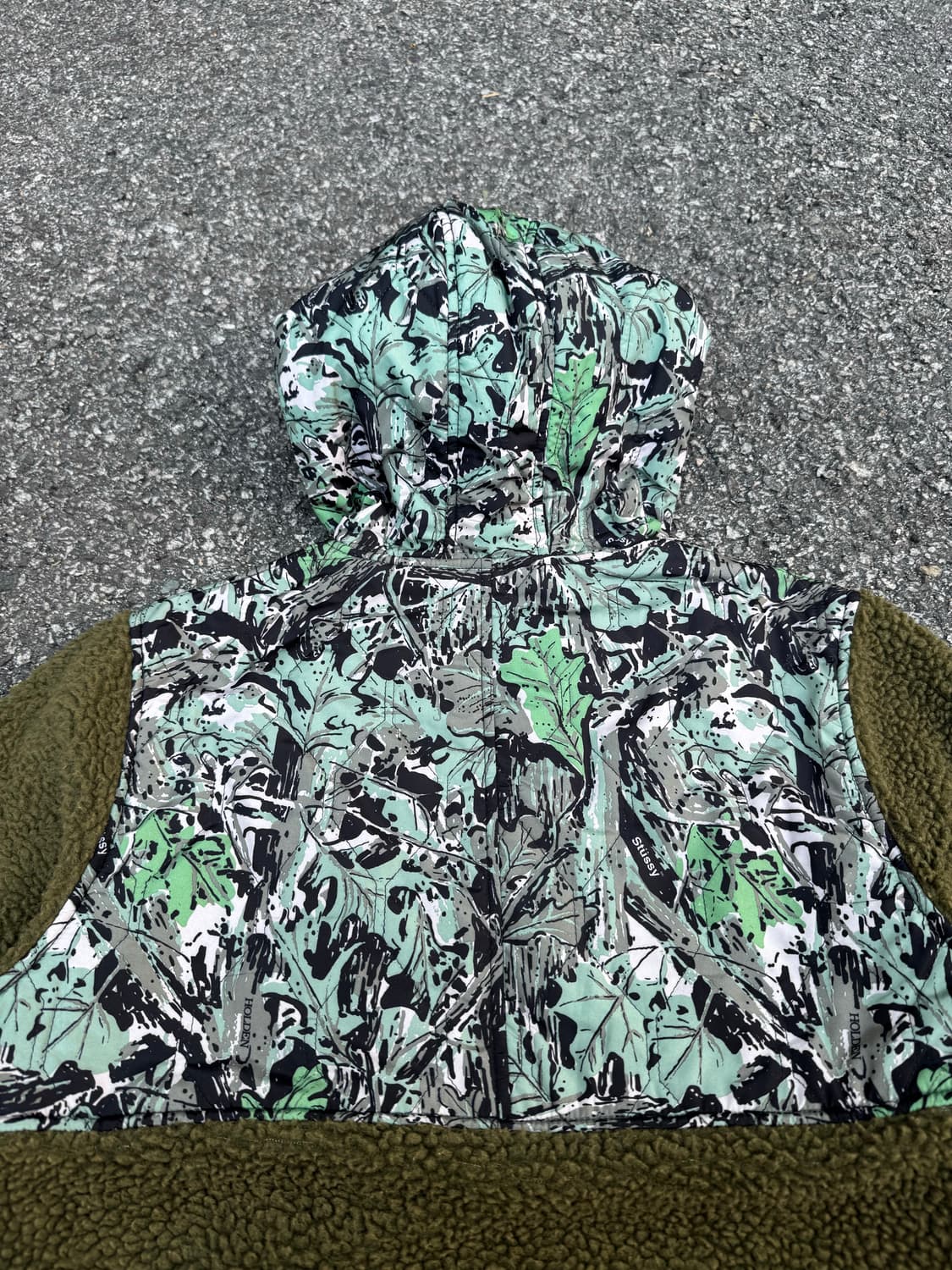 STUSSY 스투시 X 홀덴 카모 스노우 플리스 아노락 상품이미지7