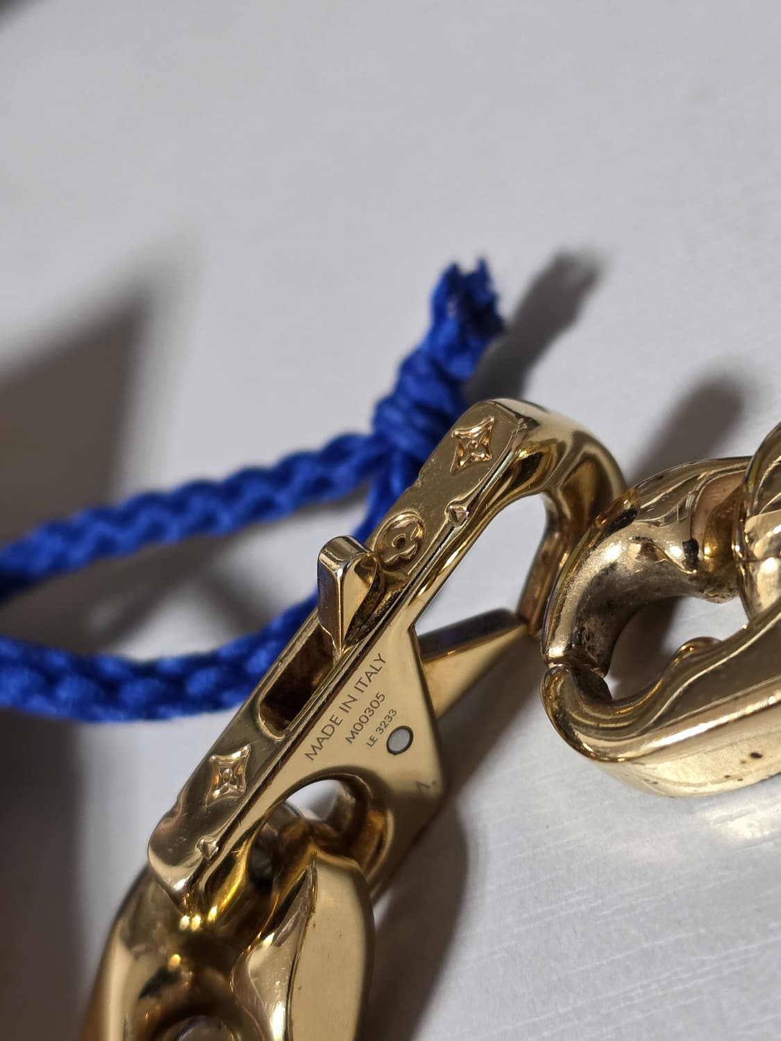 [M]23ss 루이비통 체인링크 금장 팔찌 상품이미지5