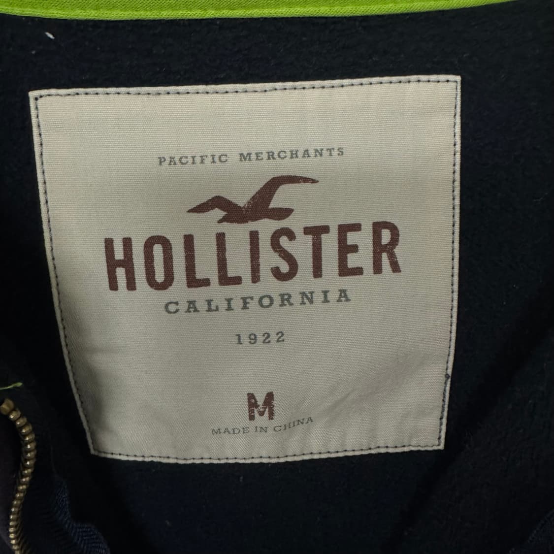 홀리스터 사이드라인 로고 후드집업 상품이미지3