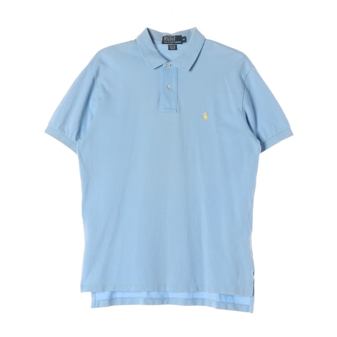 폴로 랄프로렌 스카이 블루 옐로우 포니 반팔 카라티 M 상품이미지1