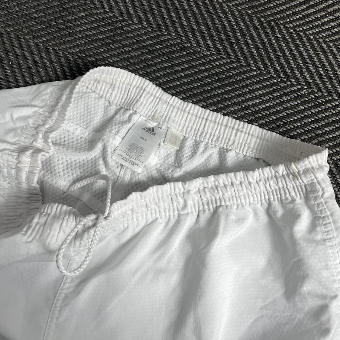 00s 아디다스 올드스쿨 화이트 우븐 트랙 팬츠y 3770 상품이미지6