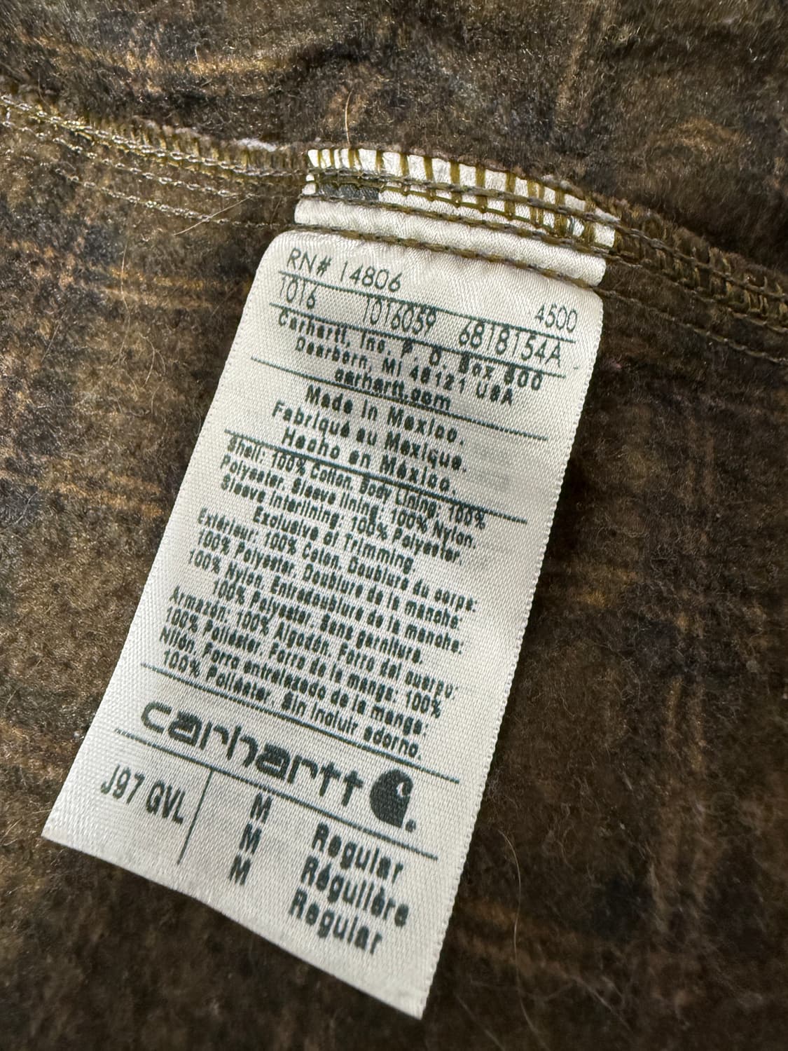 (M) 칼하트 자켓 빈티지 J97 상품이미지8