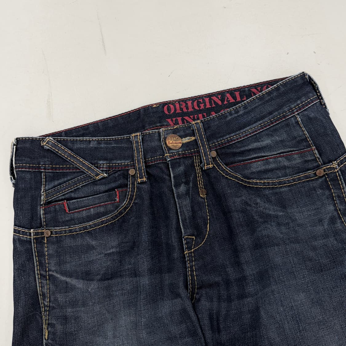 DOHC 빈티지 워싱 새깅 데님팬츠 상품이미지4