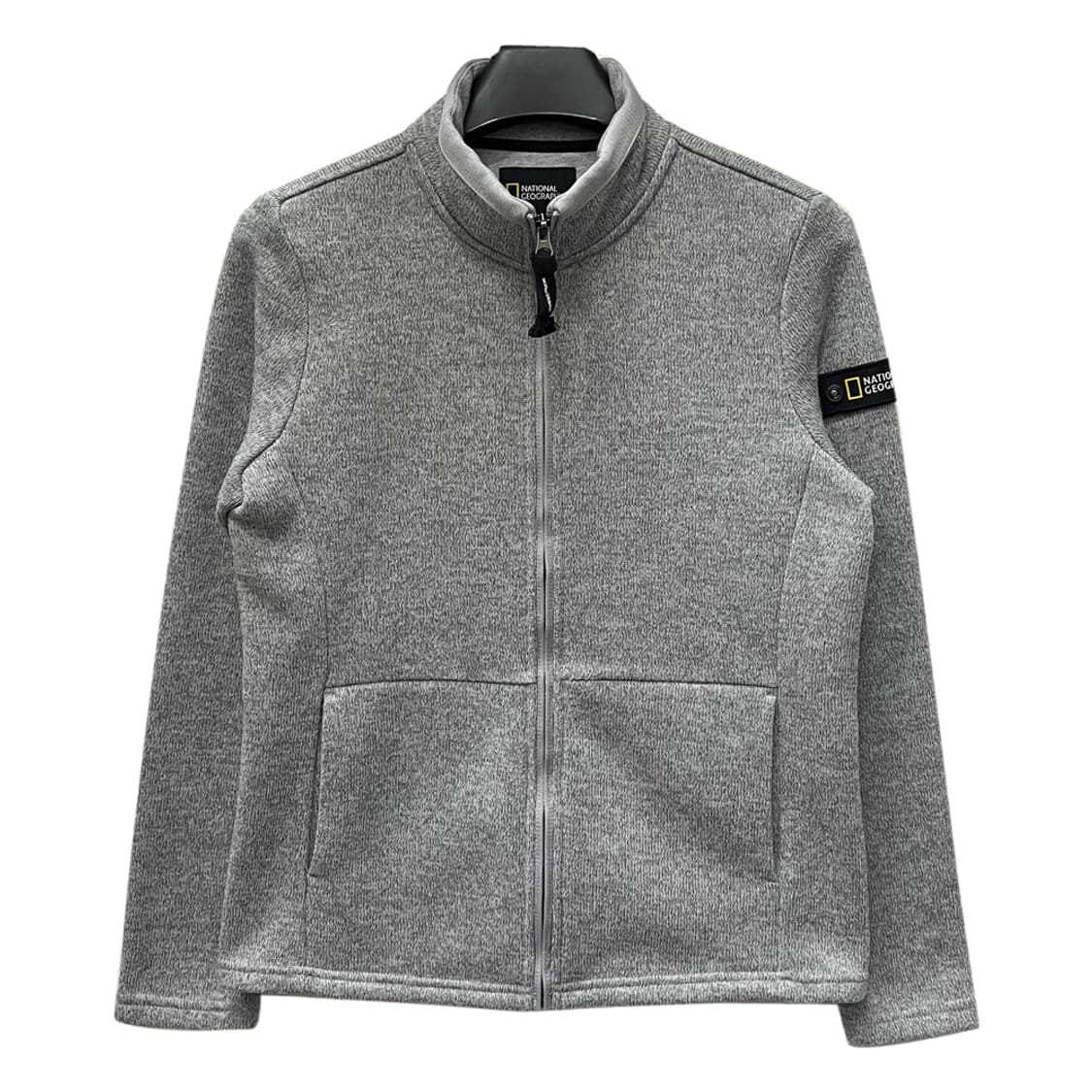 내셔널지오그래픽 플리스 니트 풀집업 S 상품이미지1