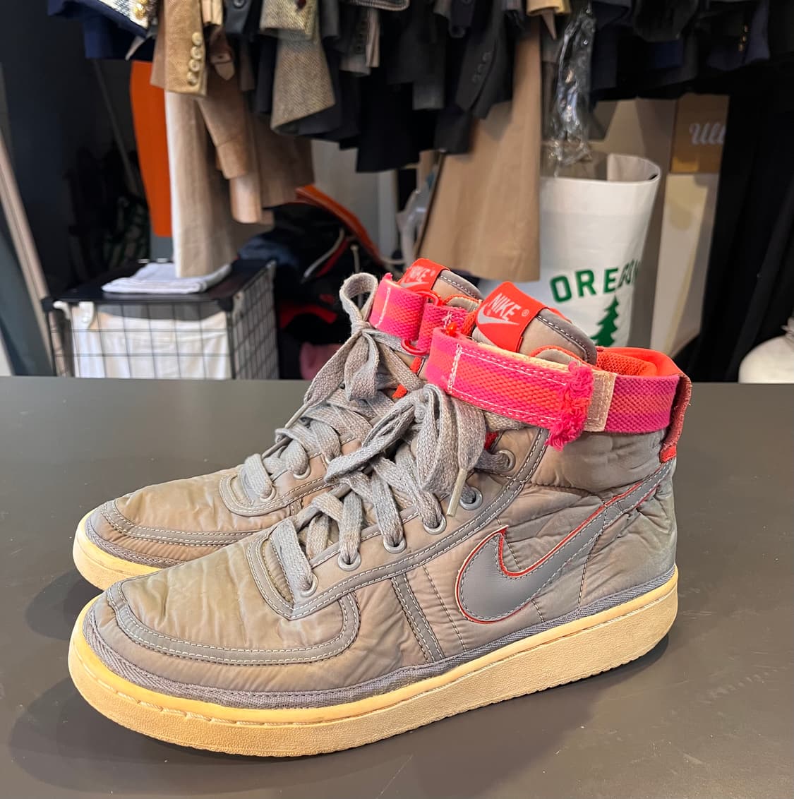 나이키 반달 하이 빈티지 네온 팩 그레이/핑크 (280mm) 상품이미지1