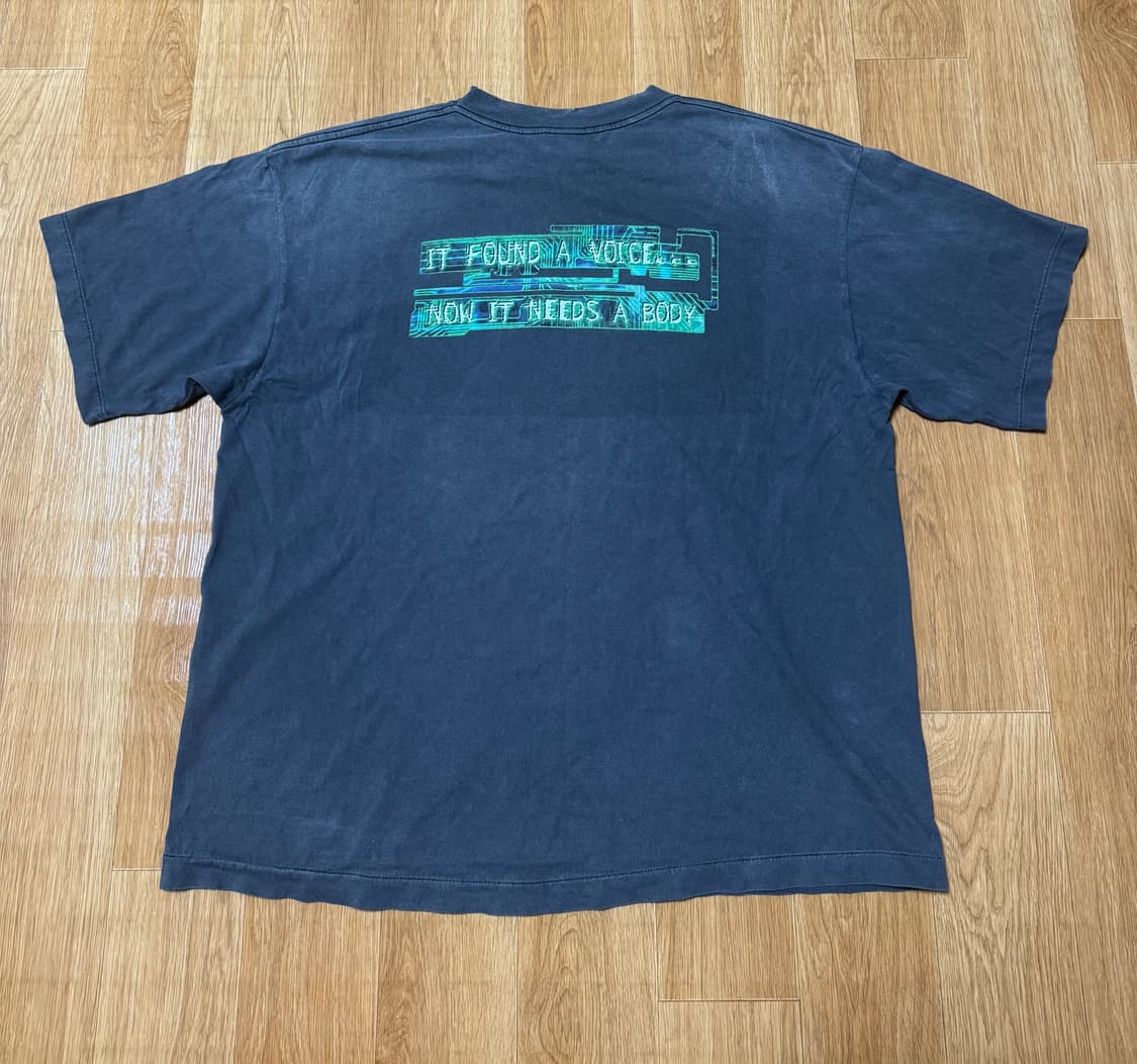 세인트 미카엘 x 고스트 인 더 쉘  티셔츠 블랙 공각기동대 상품이미지2