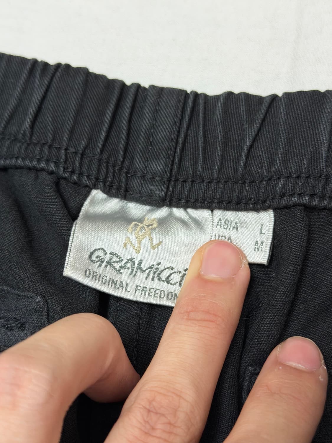 그라미치 RIG 벨티드 와이드 카고팬츠 블랙 상품이미지7