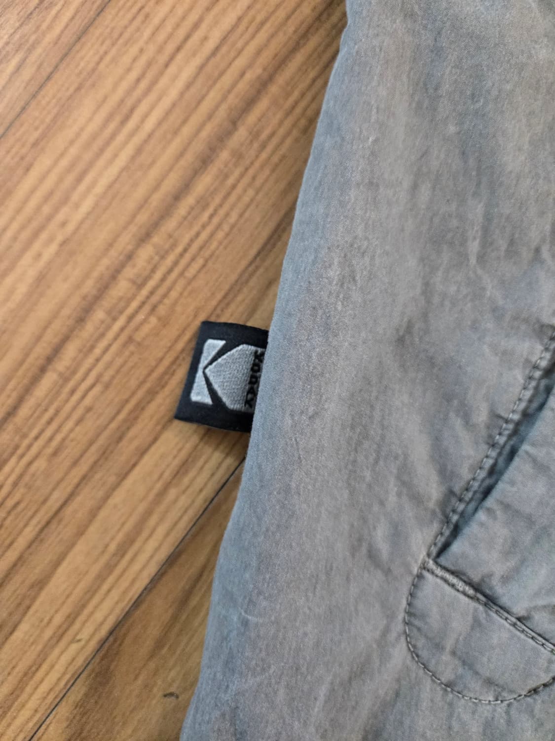 코닥 후드 아노락 바람막이 그레이 상품이미지6