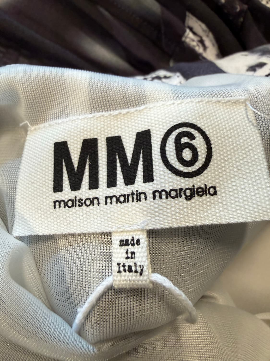 40 메종 마르지엘라 MM6 패턴 스트랩 원피스 그레이 상품이미지7