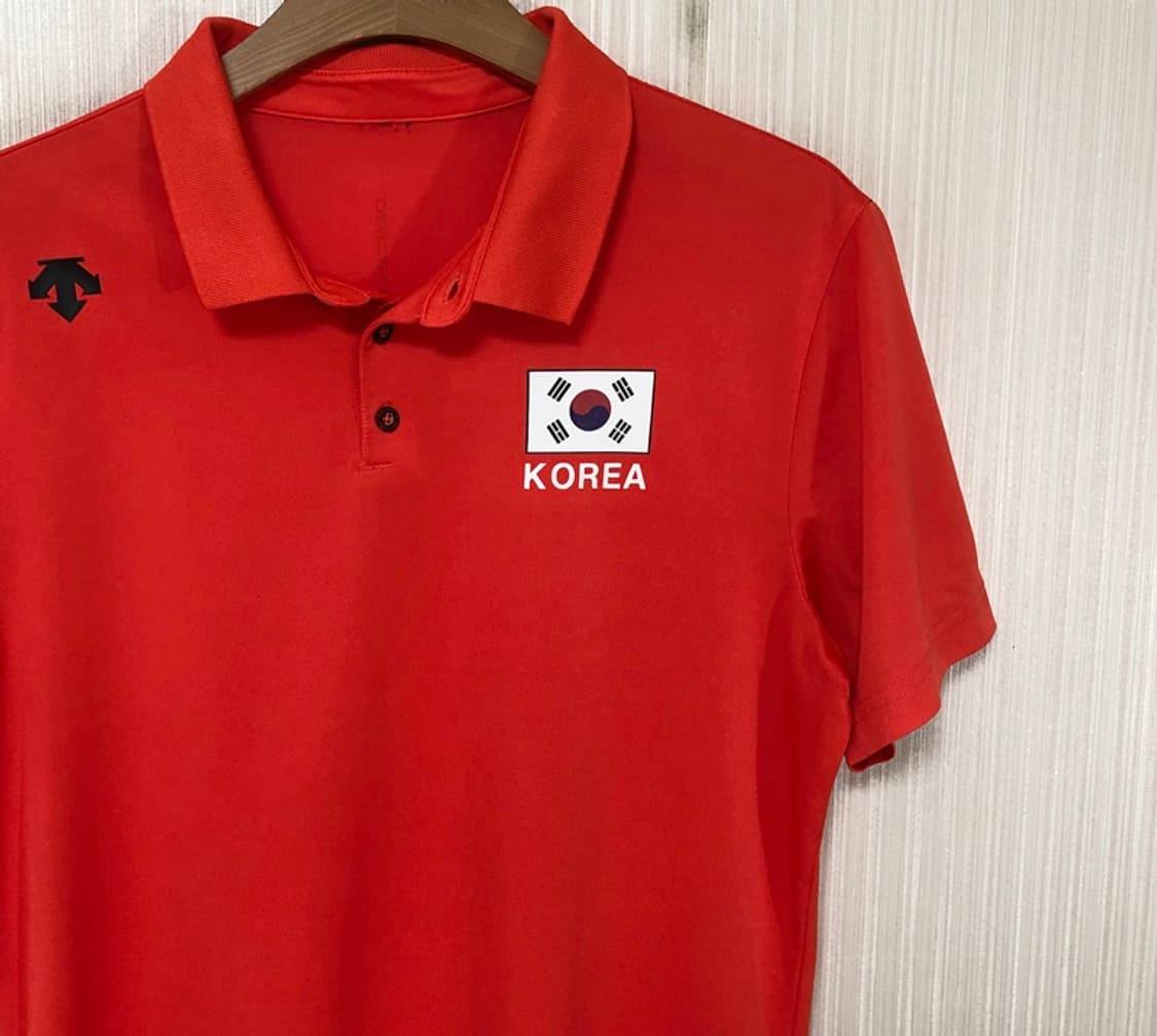 데상트국대 국대KOREA 국대폴로티셔츠 95 오렌지 상품이미지1