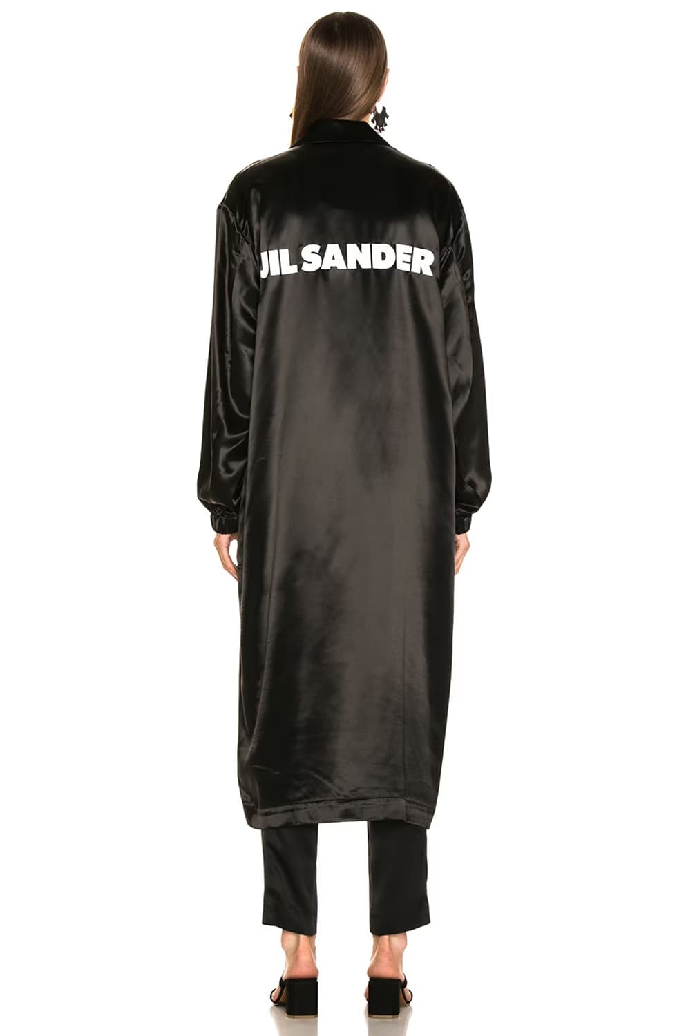 [32/100] Jil Sander 질샌더 로고 로브 코트 상품이미지4