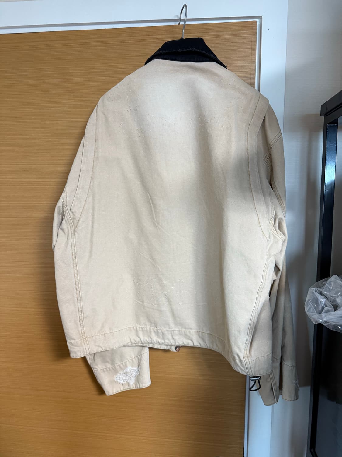 [xl] 카리나 we11done 옥스포드 워크 자켓 베이지 상품이미지6