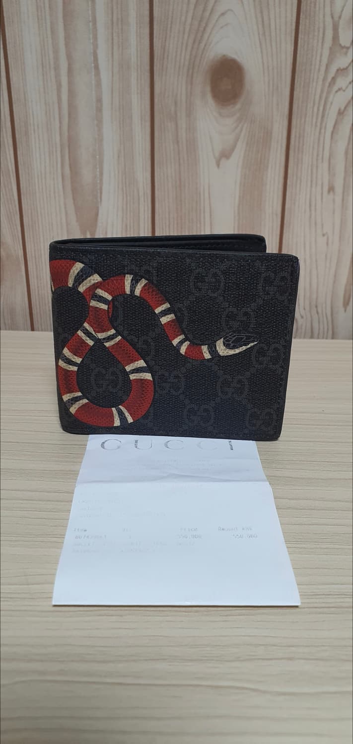 구찌 스네이크 지갑/반지갑 정품S급(영수증O) 상품이미지1