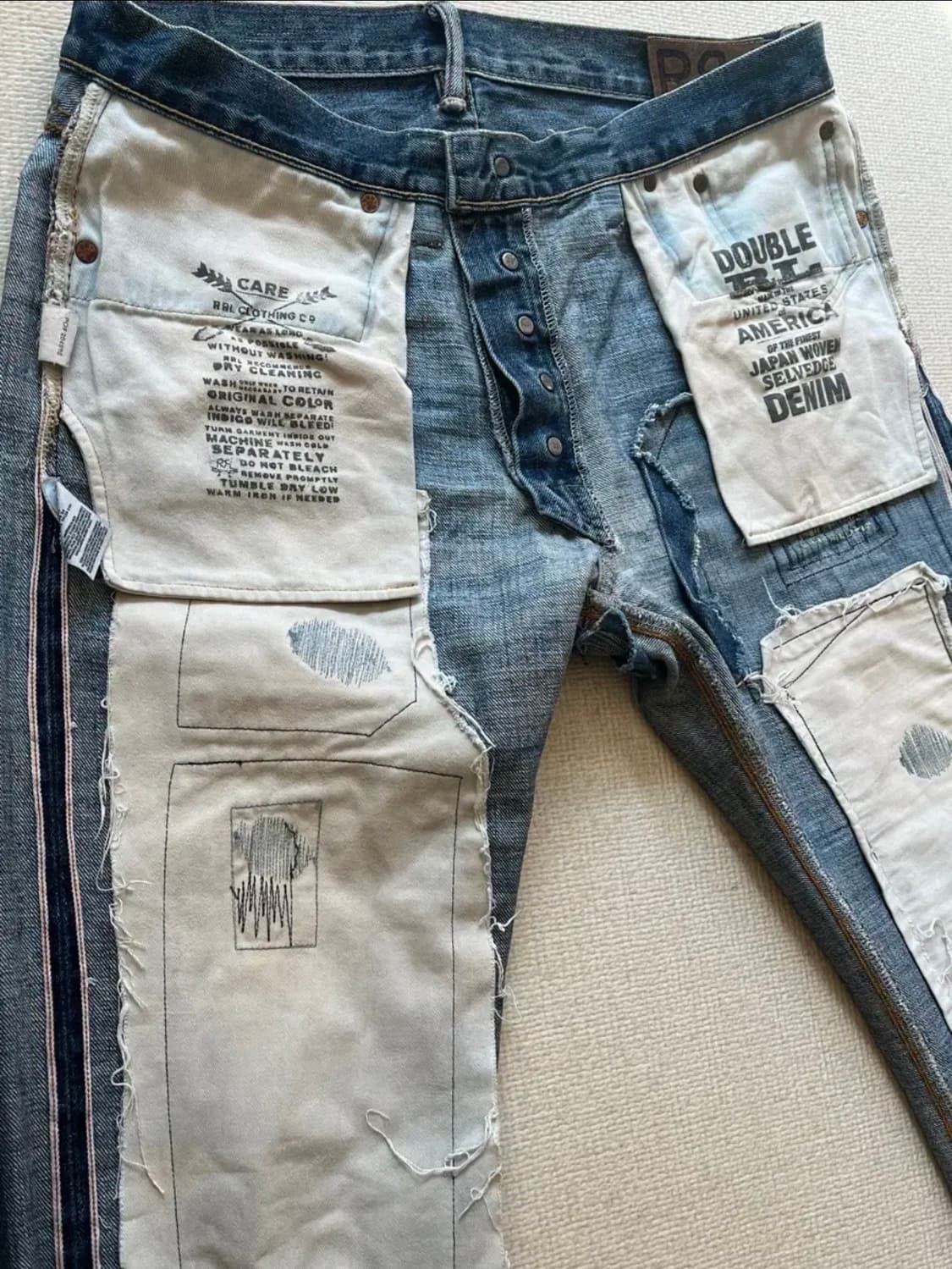 RRL VINTAGE REPAIRED SELVEDGE JEANS 상품이미지8