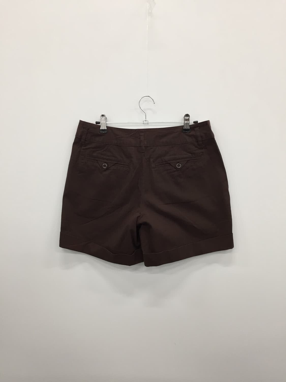 'Grove' Brown Cotton Shorts 상품이미지6