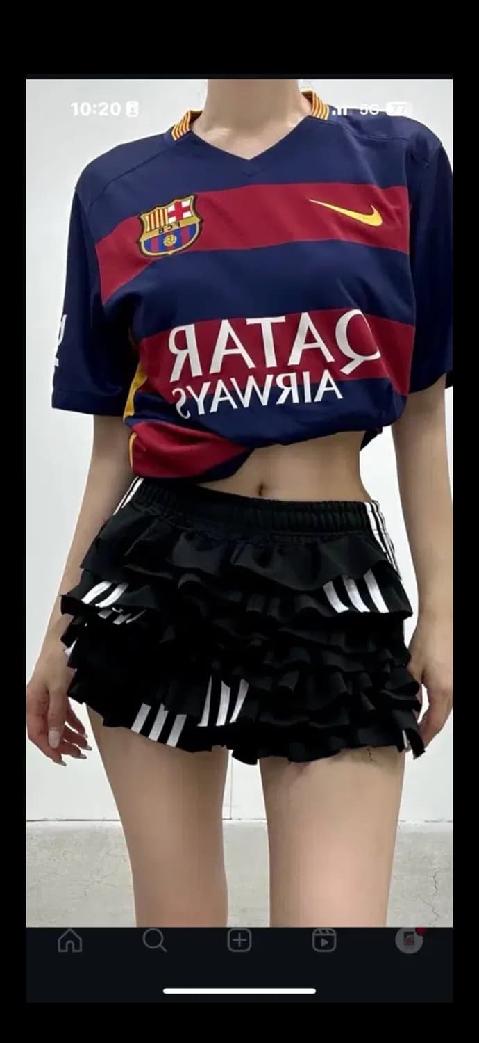 whle shop 아이다스 프릴 미니스커트 (레귤러핏) 상품이미지1