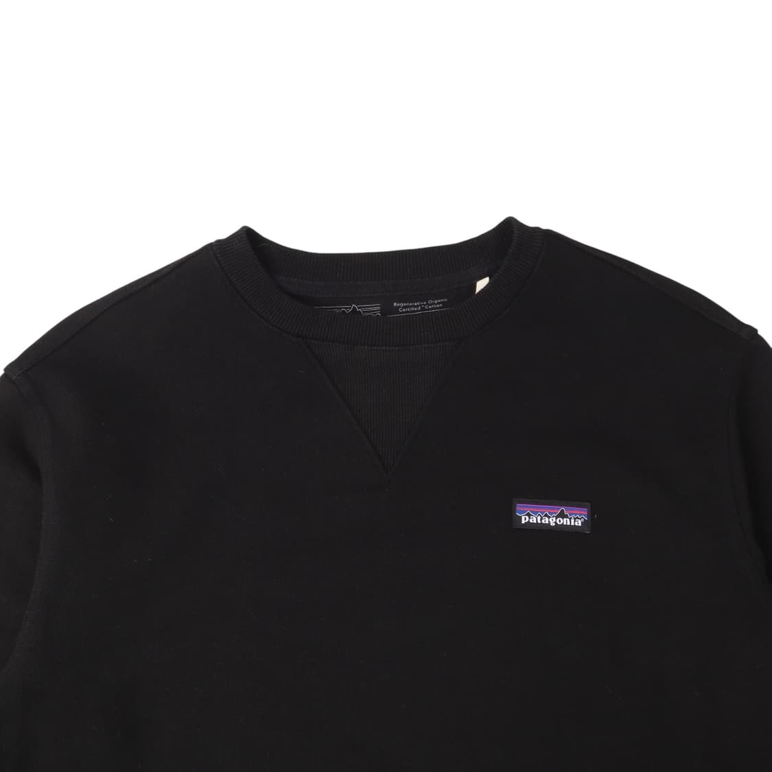 파타고니아 블랙 웨이브 로고 크루넥 스웻셔츠 상품이미지2