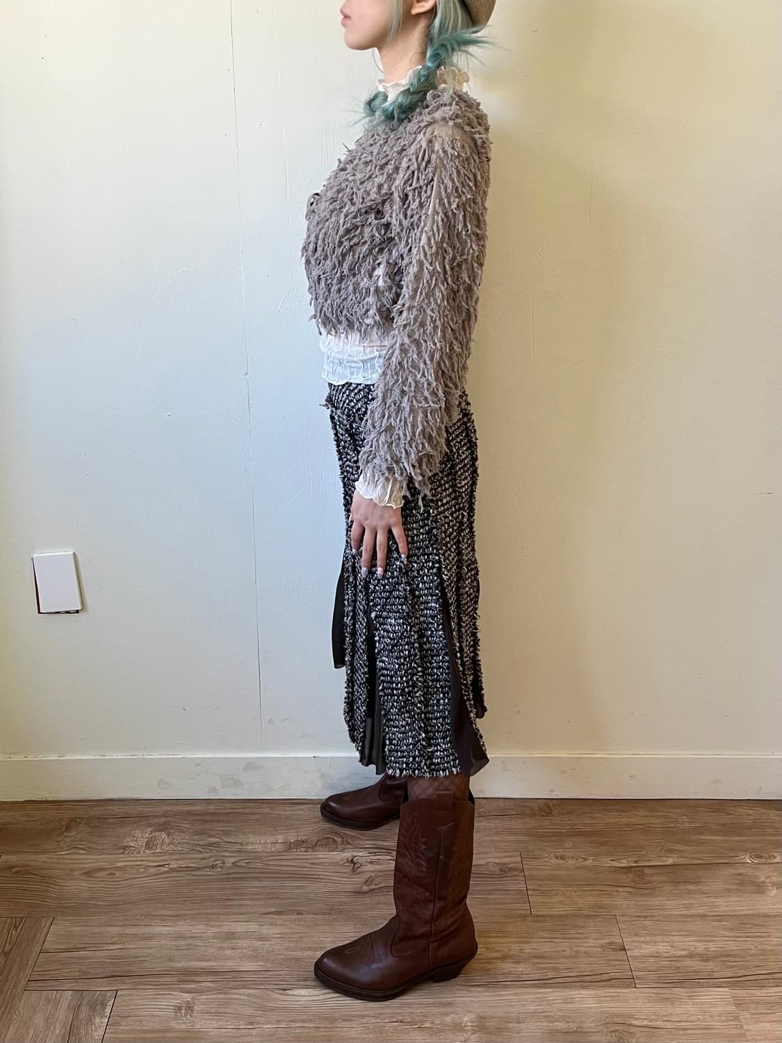 LINEA SUTIL 트위드 스커트 상품이미지8