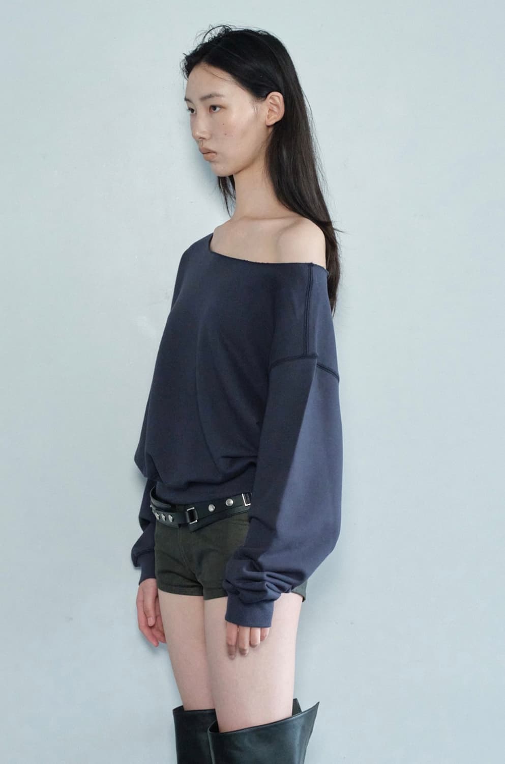 로우컷오프숄맨투맨 상품이미지2