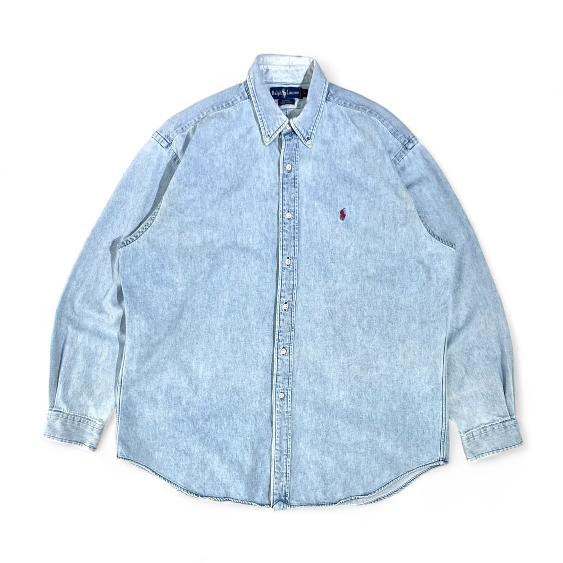 90‘s 폴로 블레어 데님 셔츠 상품이미지1