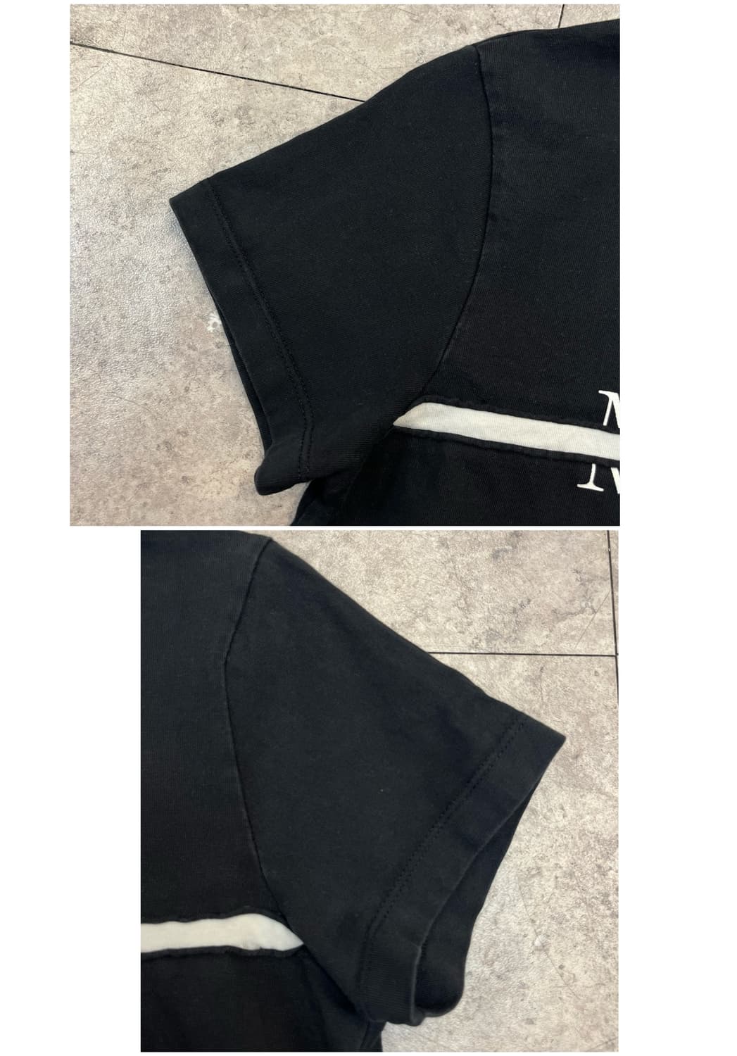 마뗑킴 크롭 반팔티 블랙 #csz3578 상품이미지6