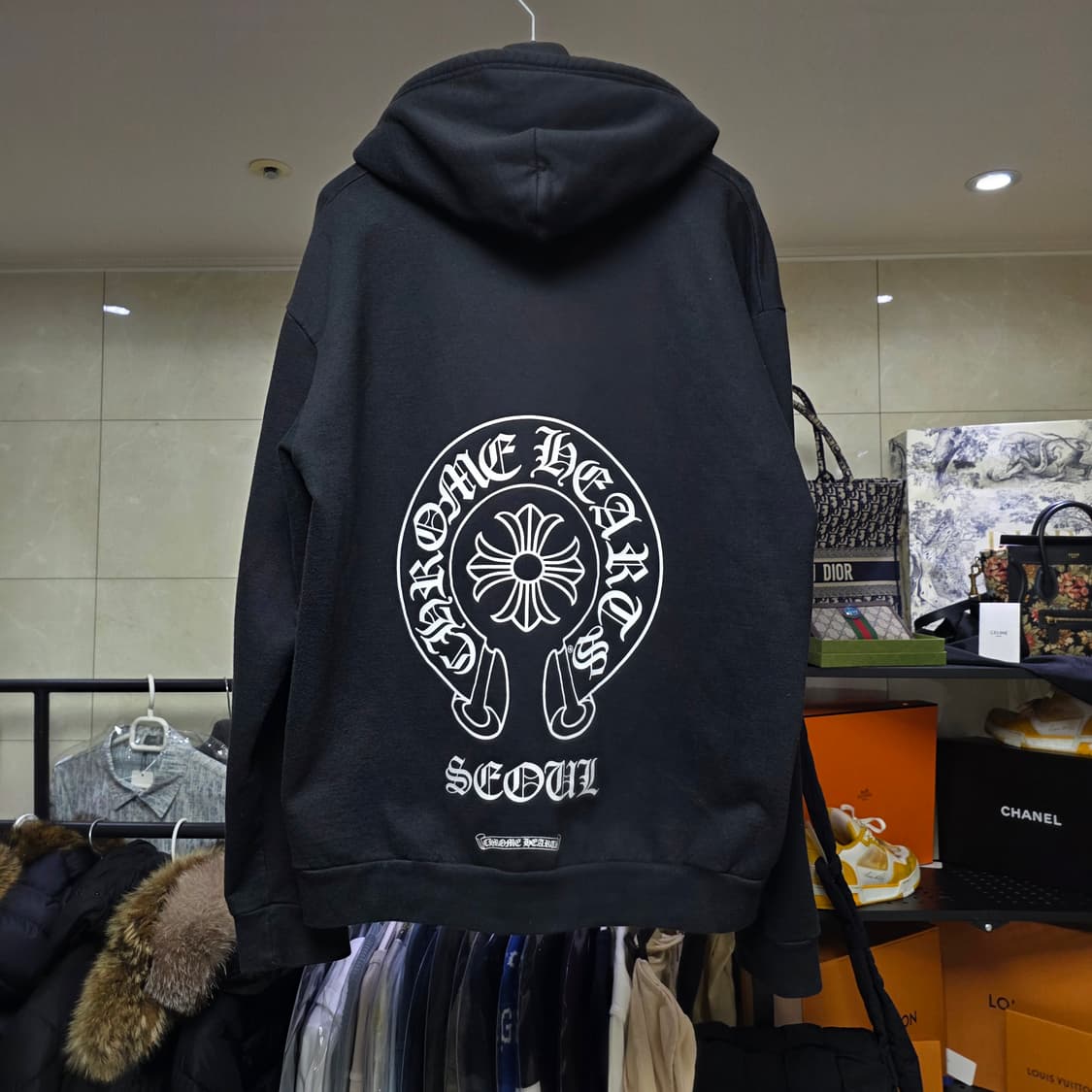 {클로젯}[XL][백화점판][풀구성+영수증]크롬하츠 홀스슈 서울 후드집업 상품이미지2