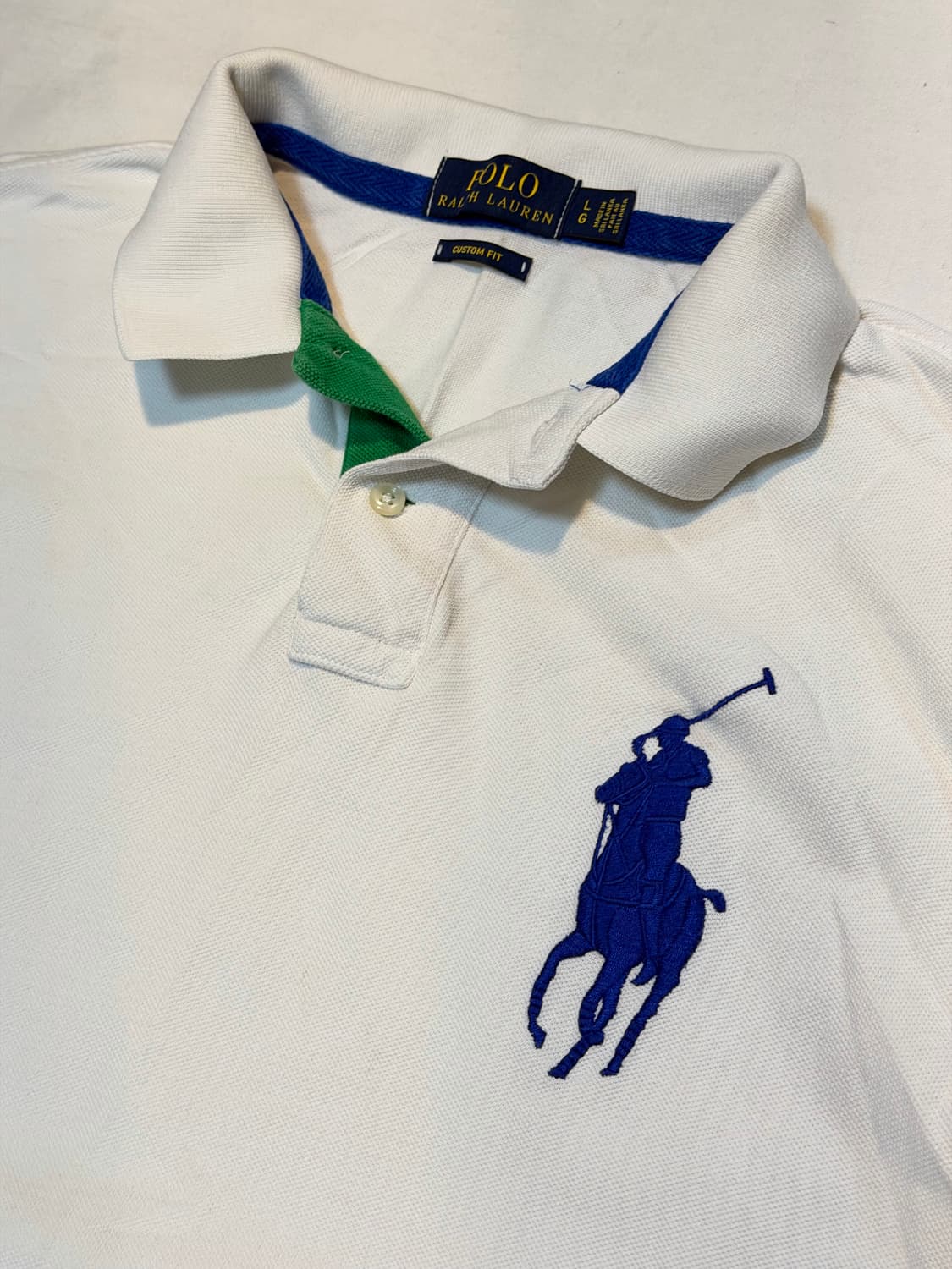 폴로 랄프로렌 빅포니 치프키프 카라티 화이트 상품이미지2