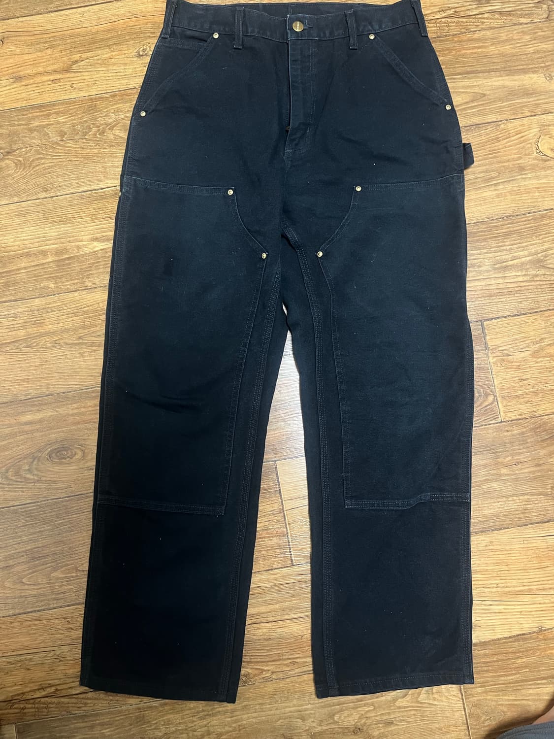 칼하트 더블니 b01 blk 워크팬츠 상품이미지2