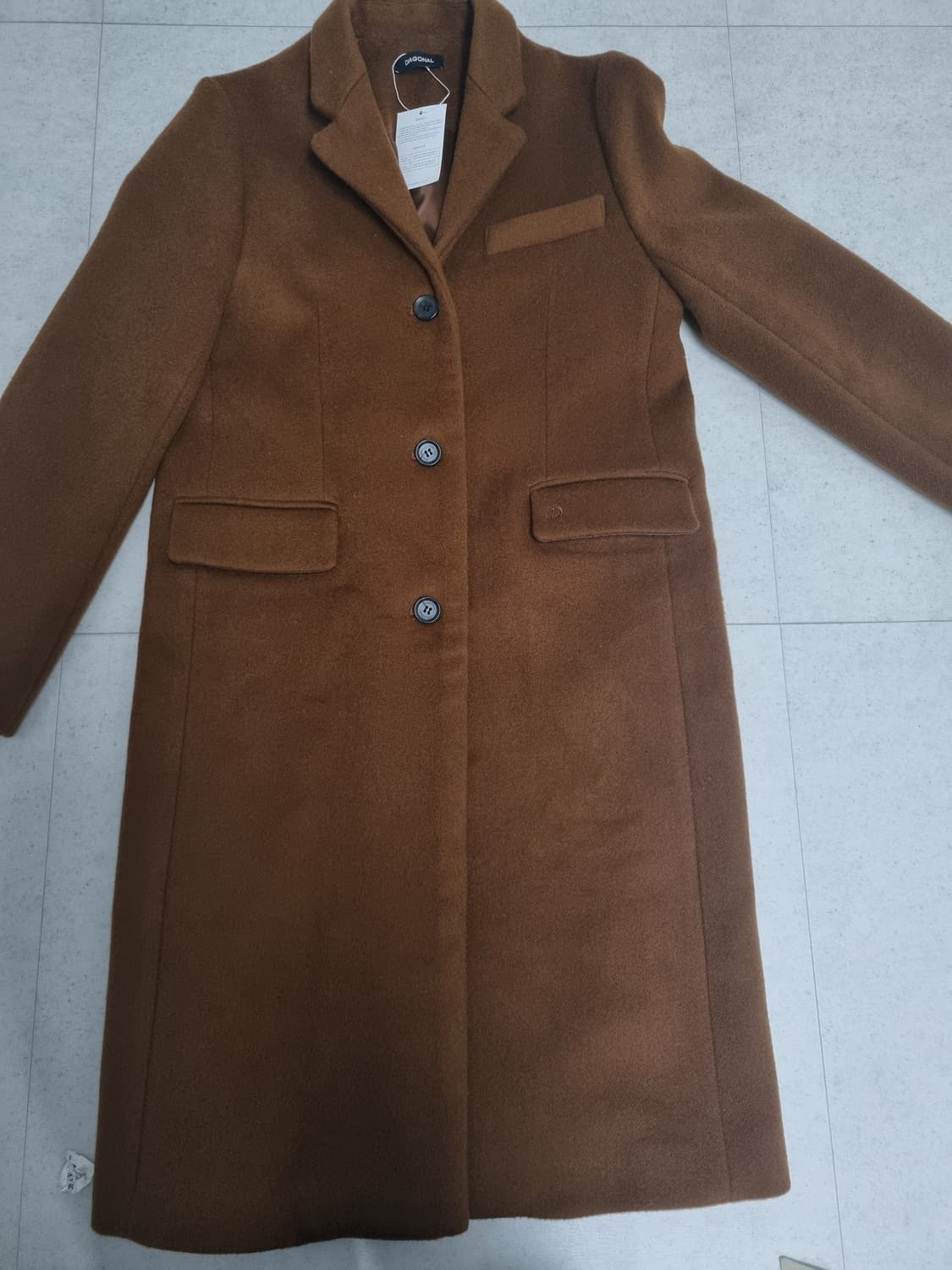 다이애그널 코트 새상품 상품이미지4