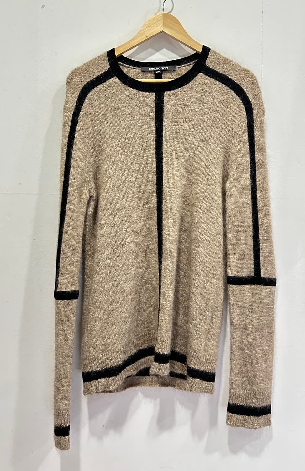 닐바렛 베이지 니트 M 정품 상품이미지1
