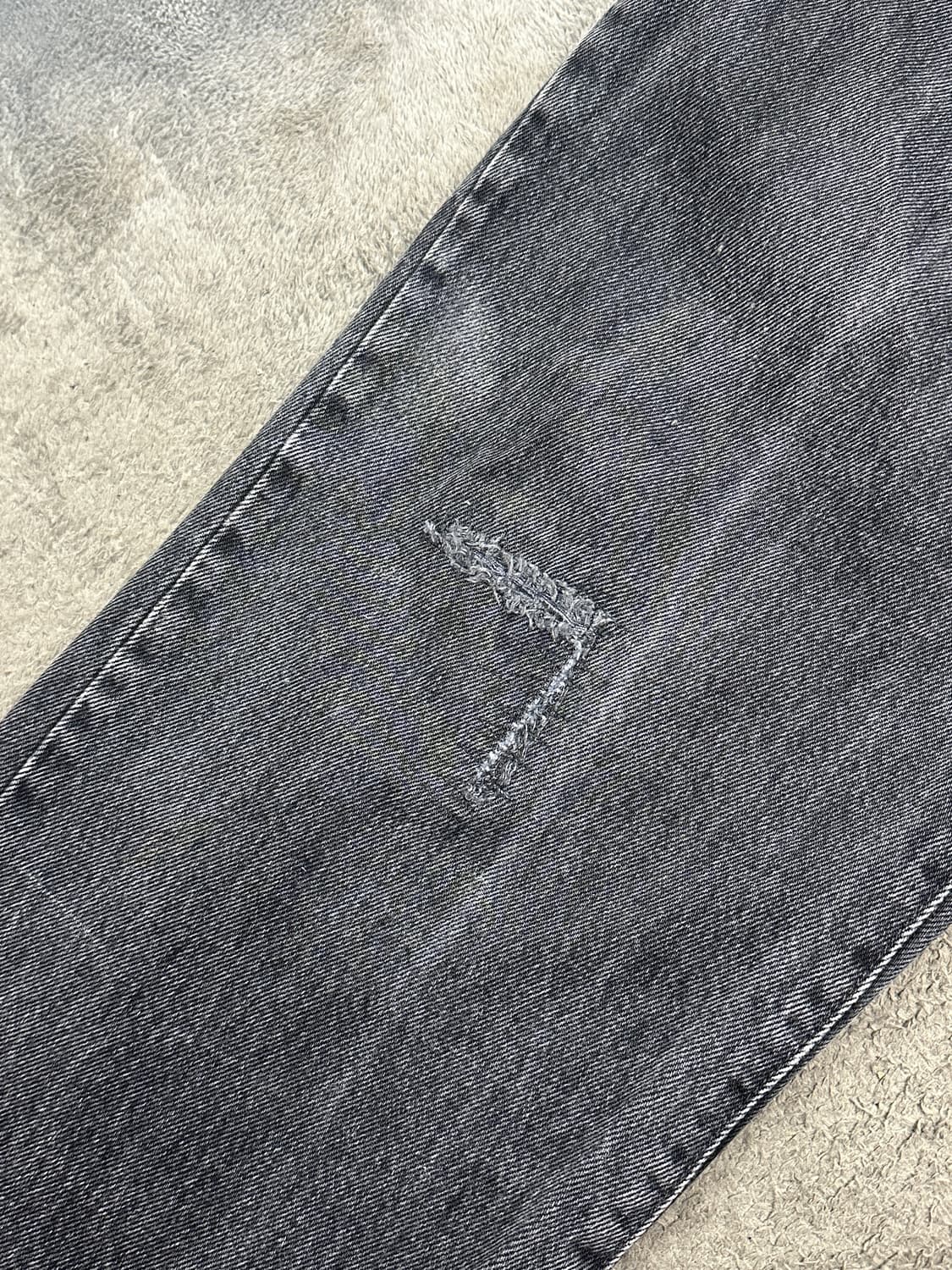 Supreme 레귤러 진 블랙 36 상품이미지9