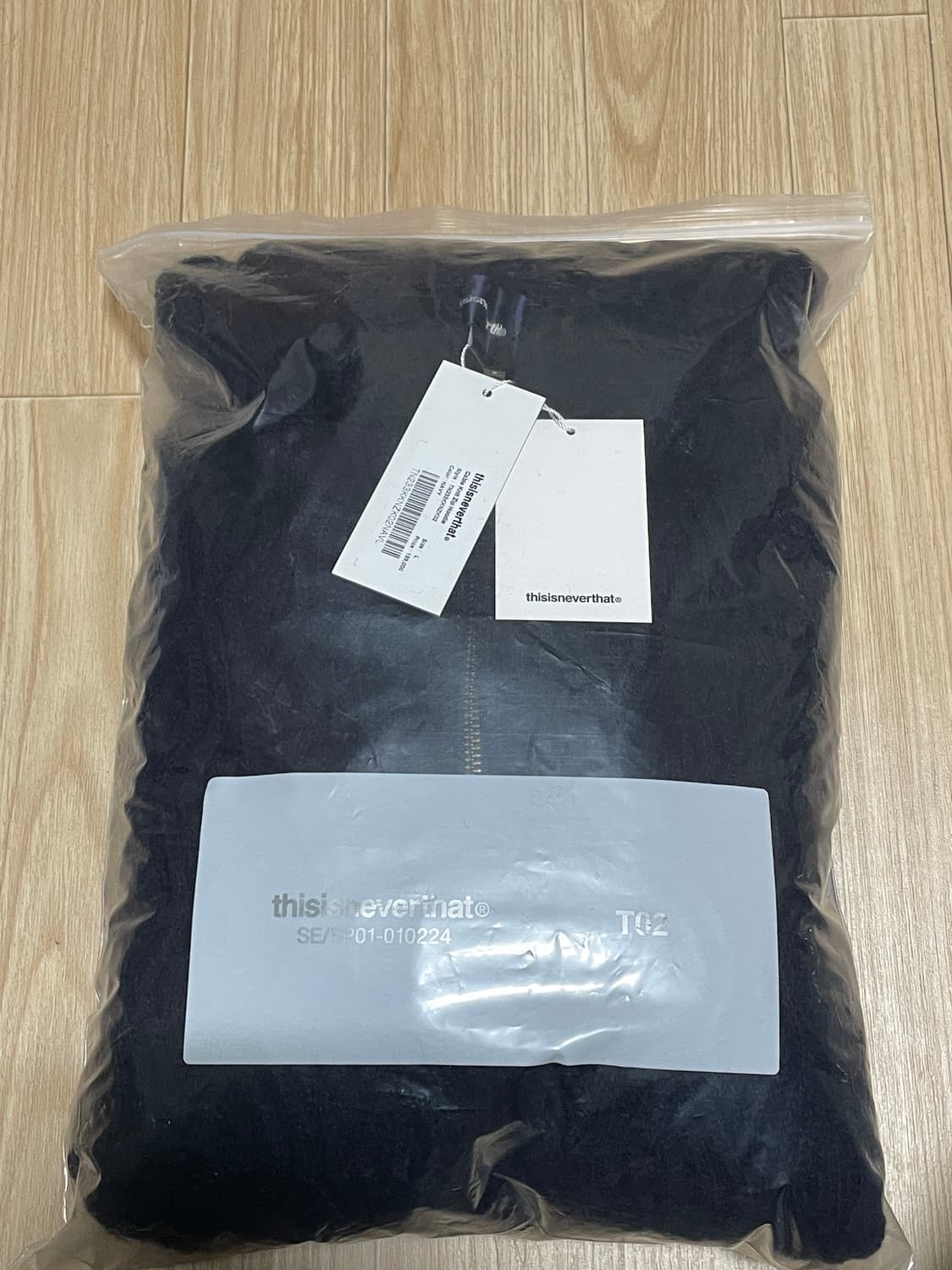 L 디스이즈네버댓 케이블 니트 후드집업 네이비 상품이미지7