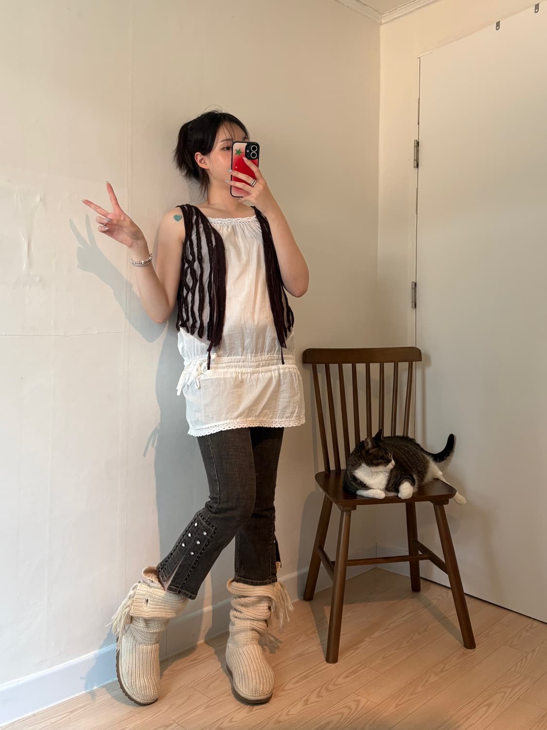 Vtg Jewel Capri pants 상품이미지1
