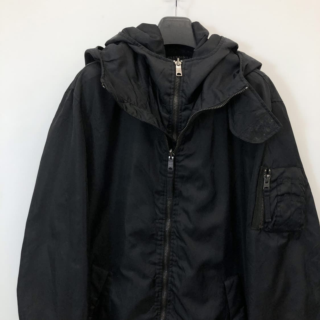 올세인츠 MA-1 더블지퍼 이탈리안 롱파카 110  상품이미지3