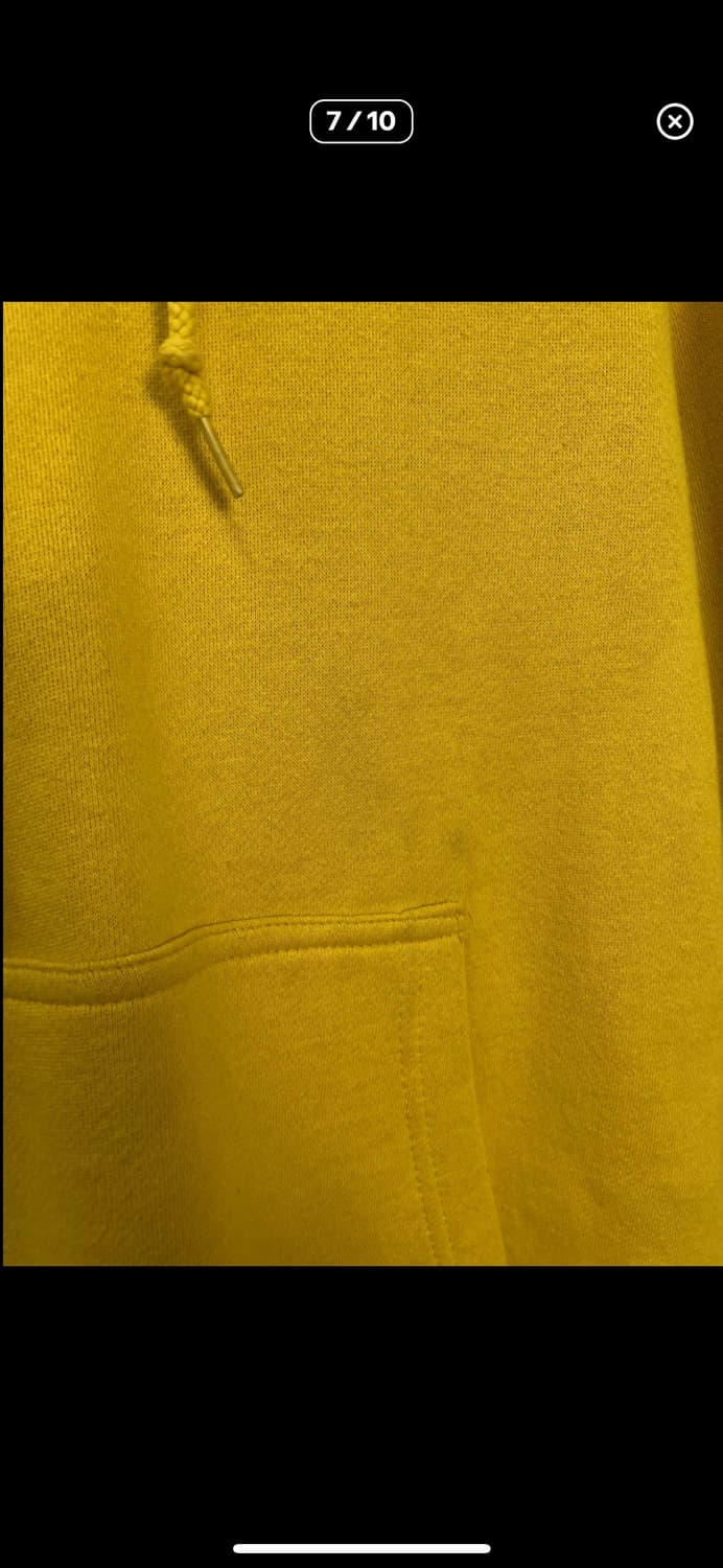 스투시 다이아몬드 자수 옐로우 후드티 A3008 상품이미지7